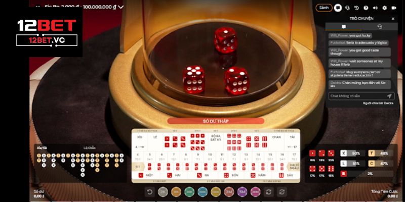 Sicbo 12bet: Hướng dẫn chi tiết cách chơi và chiến thắng 3 Sicbo 12bet